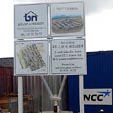 Henvisningsskilte og byggepladsskilte